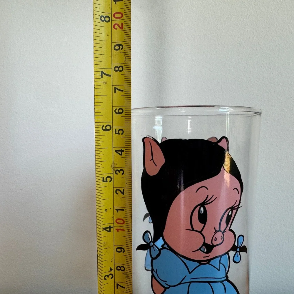 Vintage 1973 Pepsi Collector Series Petunia Pig Warner Bros Glass‎ Tumbler